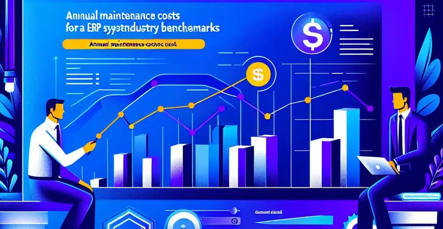 ERP 系统年度维护费用该花多少？行业基准线参考